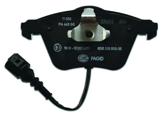Купить 8DB355010351 HELLA Колодки тормозные