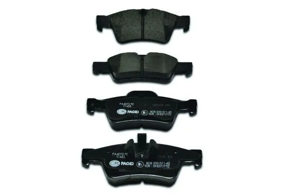 Задние дисковые колодки HELLA 8DB355011421