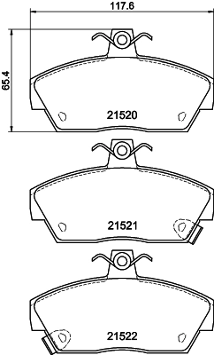 GBP90314 Land Rover Колодки передние