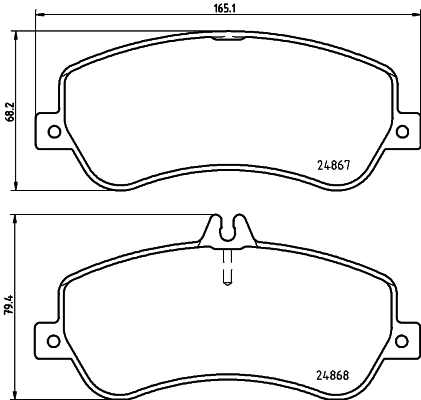 8DB355014221 HELLA Колодки передние