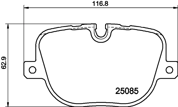 8DB355015451 HELLA Колодки тормозные дисковые комплект