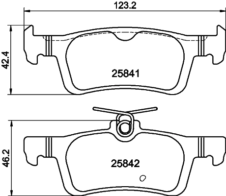 Купить 302450 VALEO Колодки тормозные задние, дисковые