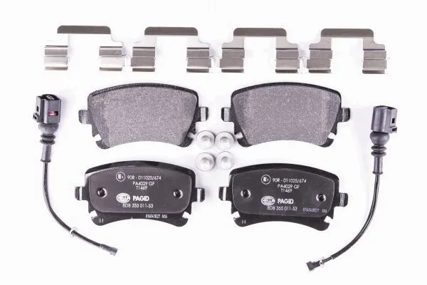 Задние дисковые колодки HELLA 8DB355011531