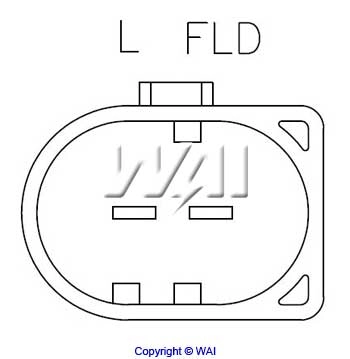  Relê-regulador do gerador (relê de carregamento) Audi A6 C6 sedan (4F2) (2004 - 2011) C6
