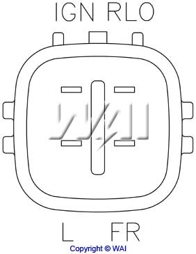 Реле-регулятор напряжения на Toyota RAV4 III A3