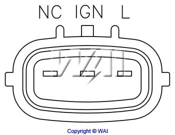 Relê-regulador do gerador (relê de carregamento) para Suzuki Grand Vitara  JB