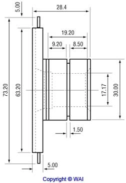 Коллектор ротора генератора на Renault Trafic I TXX