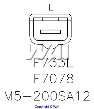 F7078 WAI Реле-регулятор напряжения