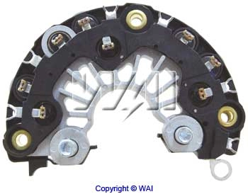 Eixo de diodos do gerador para Opel Zafira C P12