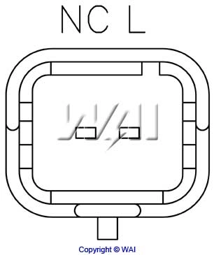 Relê-regulador do gerador (relê de carregamento) para Nissan Micra C+C CK12E