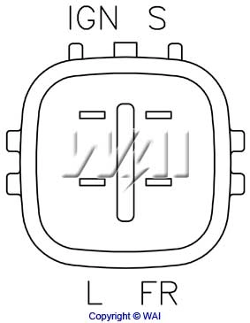 Реле зарядки генератора WAI IN6015 цена, от 19.34 USD