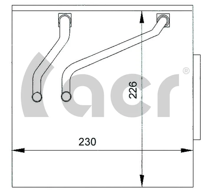 Vaporizador de aparelho de ar condicionado Ford Fiesta