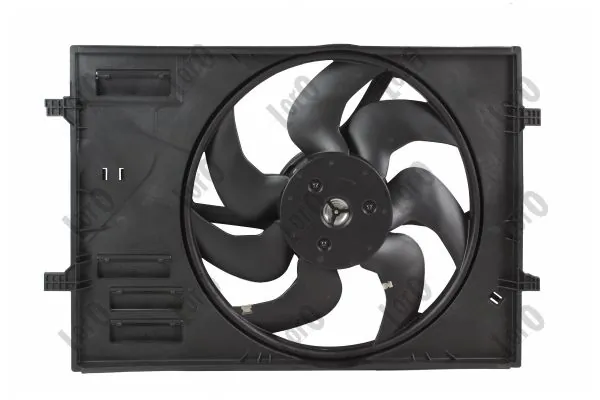12W378 FPS Диффузор радиатора охлаждения в сборе с мотором