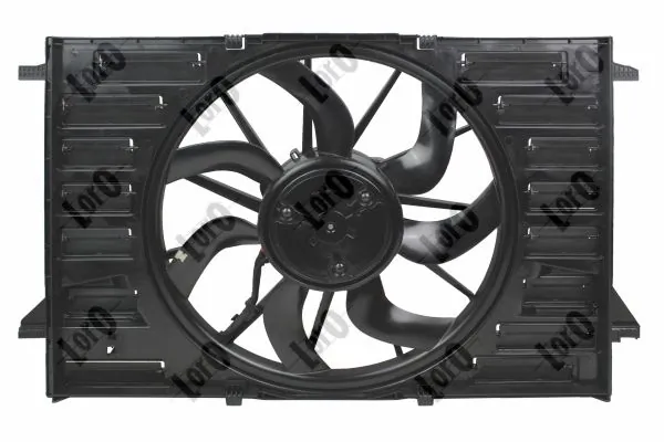 Ventilador elétrico de esfriamento montado (motor + roda de aletas) Audi Q7 4MB, 4MG, 4MQ