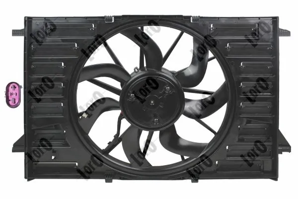 Ventilador elétrico de esfriamento montado (motor + roda de aletas) Audi Q7 4MB, 4MG, 4MQ