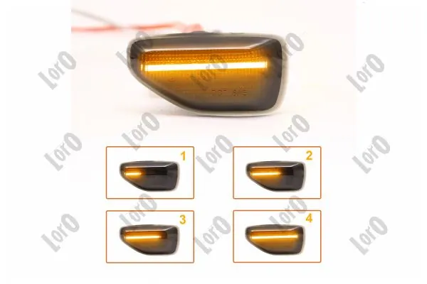 Повторитель поворота на крыле правый L10140001LED Depo/Loro/Abakus