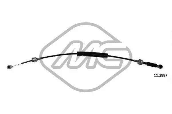 Cable de accionamiento, caja de cambios (selección de marcha) 82950 Metalcaucho