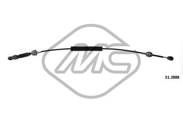 Cable de accionamiento, caja de cambios (selección de marcha) 82949 Metalcaucho