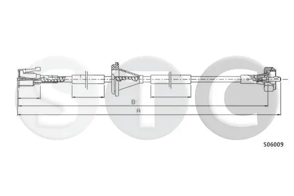 Cabo de acionamento de velocímetro Nissan Micra K11