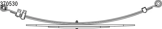 37053000 Mata Задние рессоры