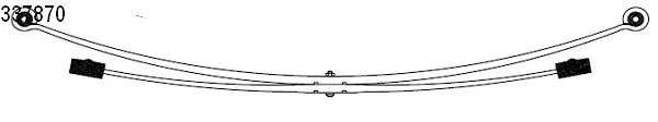 Рессора (задняя) Mercedes 906320790664