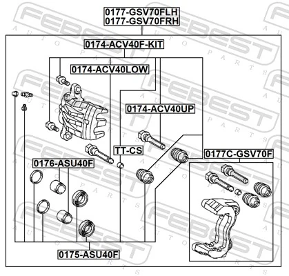 0174ACV40FKIT Febest 