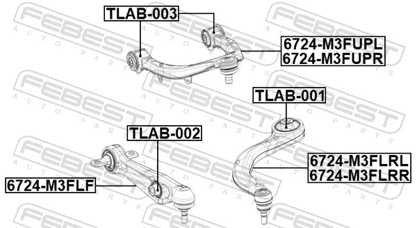 Нижний рычаг 75D1382 Polcar