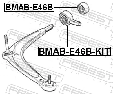BMABE46B Febest Сайлентблок нижнего переднего рычага