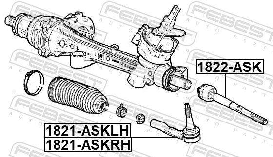 O521 Polcar Наружный наконечник рулевой тяги