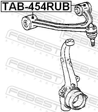 TAB454RUB Febest Сайлентблок верхней передней подвески
