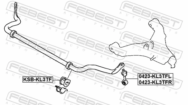  Втулка стабилизатора переднего Mitsubishi Pajero 
