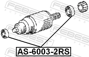 Подшипник стартера Koyo 6003ZZC3 цена, от 2.67 USD