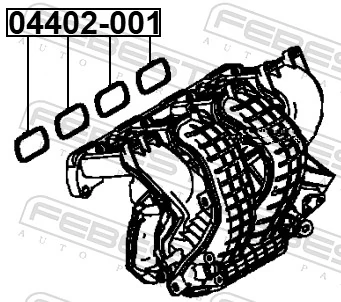 Прокладка всасывающего коллектора Peugeot 4007 внедорожник (VU, VV) (2007 - 2013) цена, от 3.49 USD