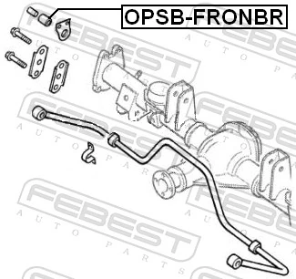OPSBFRONBR Febest Прокладка стабильзатора заднего