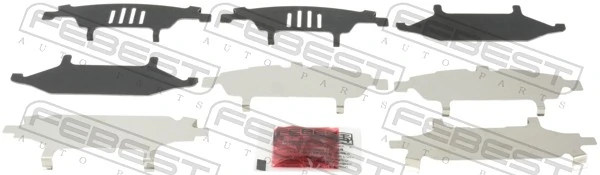 0103ZZE120F Febest Пластина крепления тормозной колодки