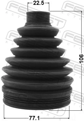 0217PC11X Febest Пыльник шарнира привода