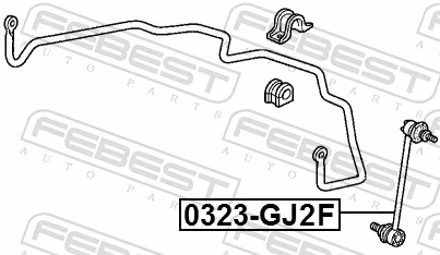 Тяга переднего стабилизатора Mazda BDTS34170A цена, от 11.52 USD