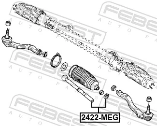 2422KAN Febest Тяги рулевые