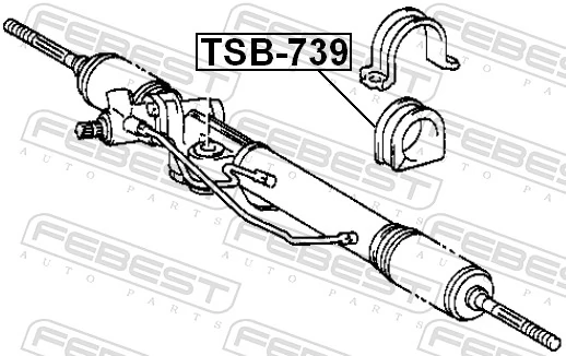TSB739 Febest Ремчасть рулевой рейки