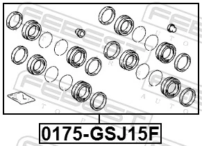 Ремкомплект тормозной системы Ford BRCF348 цена, от 12.65 USD