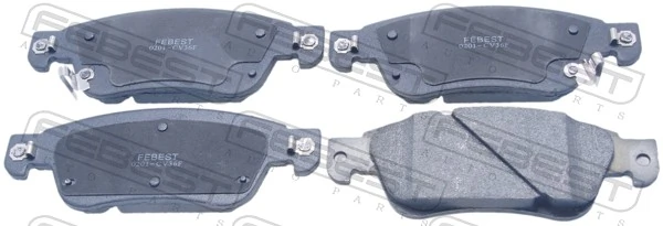 Передние тормозные колодки AY040NS143 Nissan/Infiniti