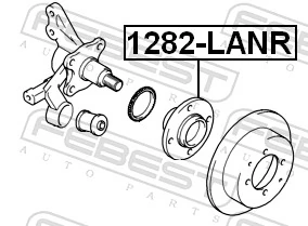1282LANR Febest Ступица задняя