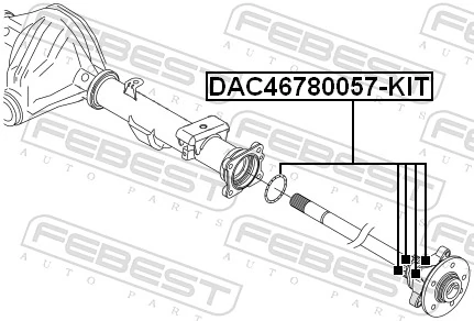 Подшипники задней ступицы VAG 40051641 цена, от 53.99 USD