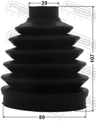 0117PGSX30 Febest Пыльник шарнира привода