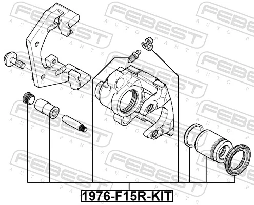 Ремкомплект суппортов BMW X5 внедорожник (E70) (2007 - 2013) цена, от 13.87 USD