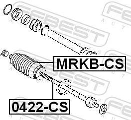 MRKBCS Febest Пыльник рулевой тяги