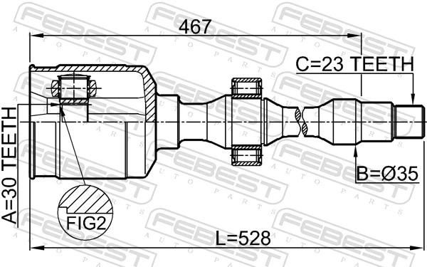 Граната внутренняя передняя правая на Lexus GS  S19