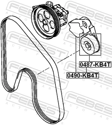 MPQ1346 Magneti Marelli Ролик натяжителя ремня агрегатов