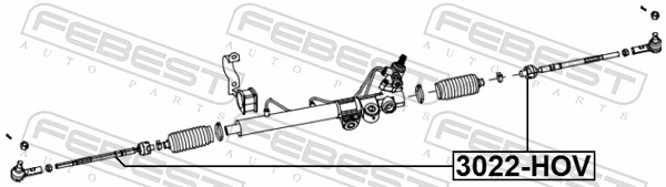 3022HOV Febest Тяги рулевые