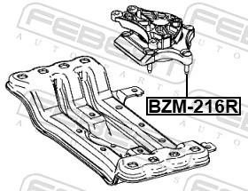 Подушка коробки передач Lemforder LMI34954 цена, от 84.17 USD